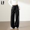 Izzue Women's Straight-Leg Side Stripe Casual Track Pants