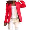 Frauen Revers Cape Umhang Langer Mantel Blazer Damen Casual Büro Anzug Outwear