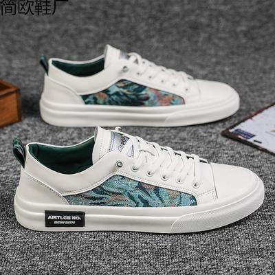 Heren schoenen lente en herfst nieuwe mode casual heren schoenen tas hoofd doek schoenen trend casual klein