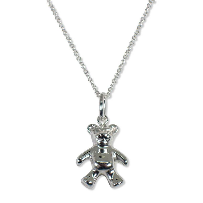 

[Б/у] TIFFANY/Tiffany 925 Подвеска/ожерелье в виде медведя [g256-67]