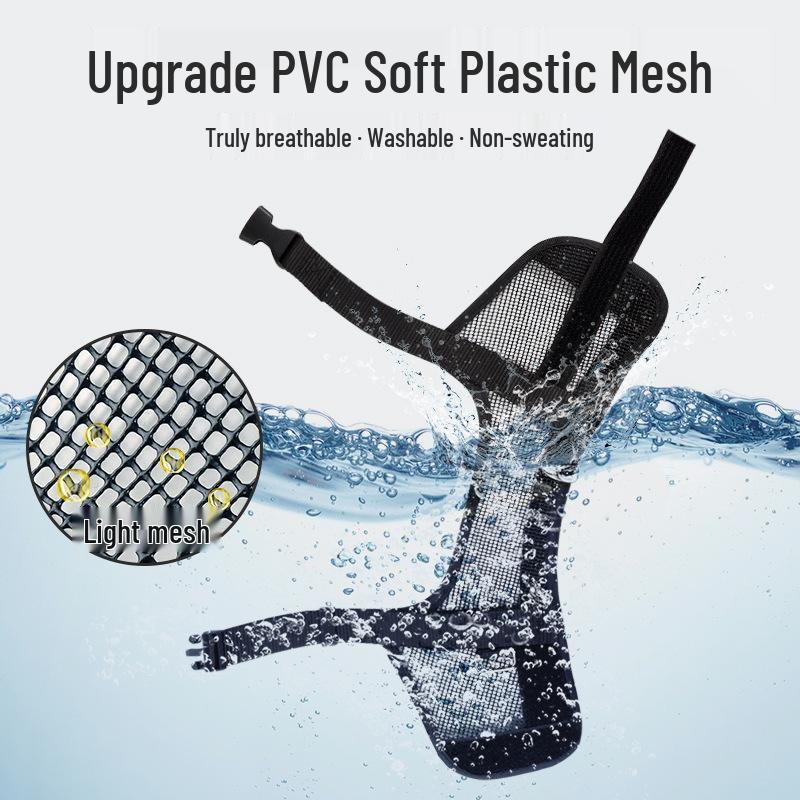 PVC Mesh Dog Muzzle: Breathable, Anti-Eating, Anti-Biting Pet Mask