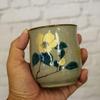 Teacup Pair Stylish Kutani Ware Couple Teacup Sasanqua Teacup Ceramic Brand Japanese Tableware Made In Japan