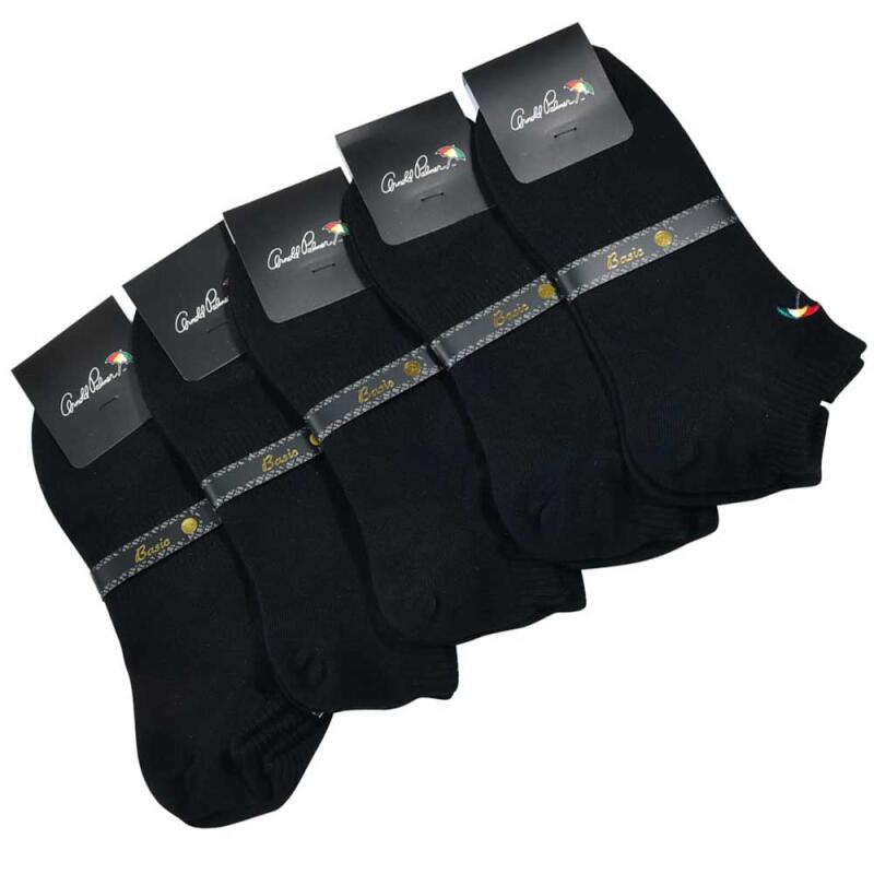 Everyday MAN Sneaker Socks 26cm Black (5 Pairs) 26cm - Black 5 pairs