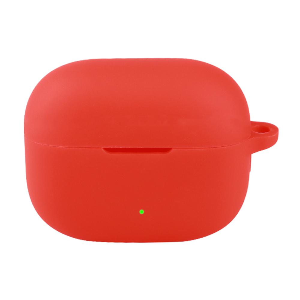 For vivo iQOO TWS 5 Silicone Case Wireless Earbuds Protective Cover with Anti-Lost Buckle