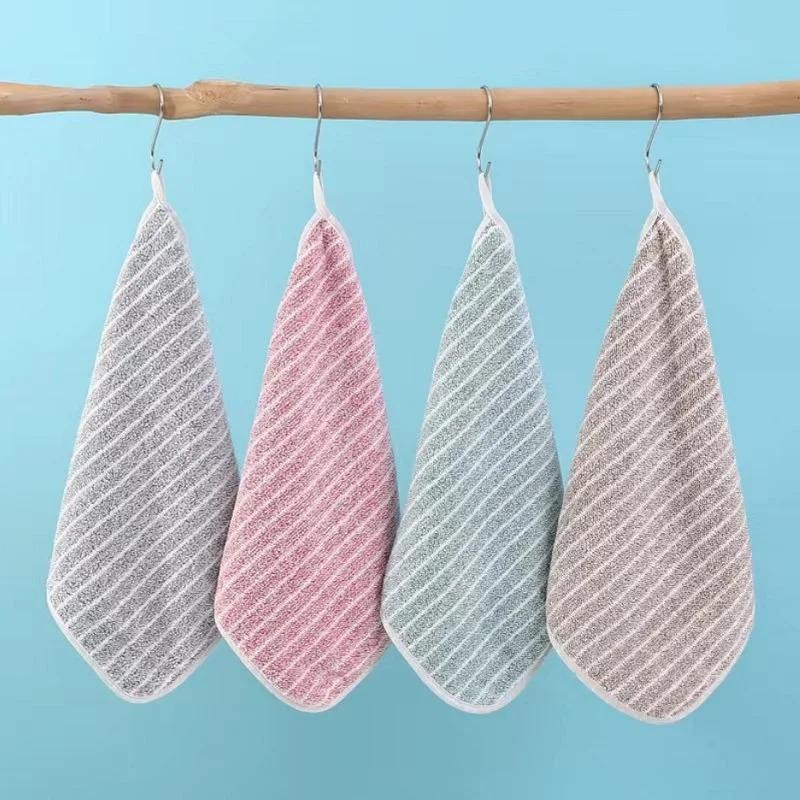 4pcs Microfiber washcloth set Quick-Dry Absorbent Soft And Skin-Friendly Ideal For Home Bathroom Supplies Hotel Outdoor