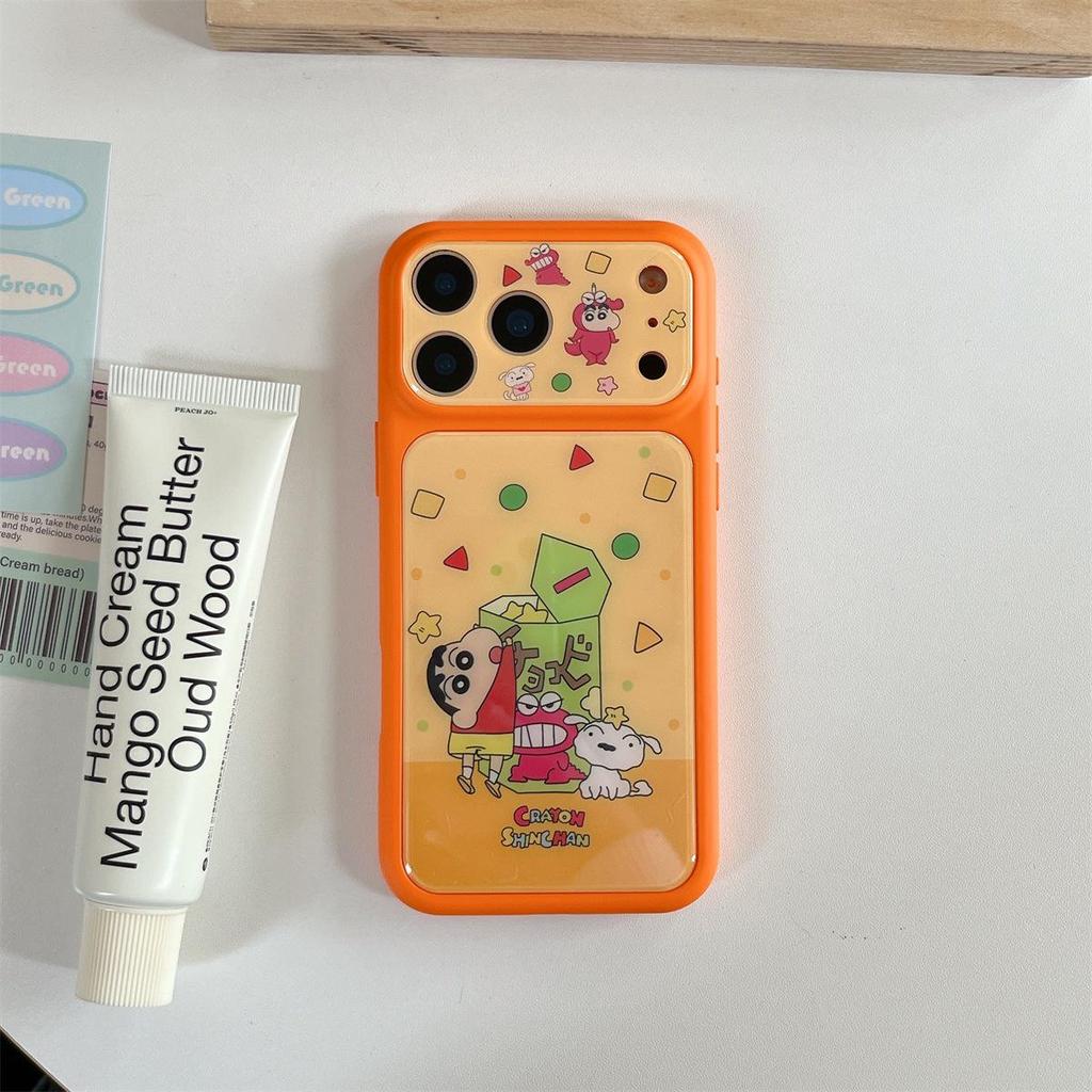 Crayon Shin-chan Cartoon Anti-Fall Phone Case for iPhone 15/17/16 Pro Max