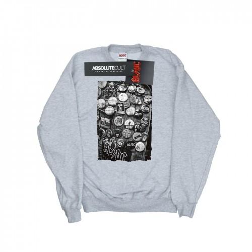 AC/DC Mens Badges Collection Sweatshirt