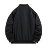 Men's Solid Color Fashionable Casual Padded Cotton Jacket Thick Warm Outerwear for Autumn Winter Foreign Trade