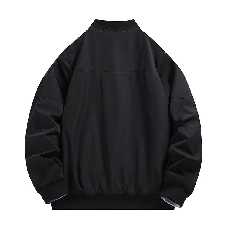 Men's Solid Color Fashionable Casual Padded Cotton Jacket Thick Warm Outerwear for Autumn Winter Foreign Trade