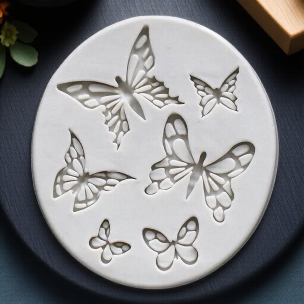 DIY Butterfly Cake Molds Silicone Fondant Molds Creative Chocolate Cake Decorating Tools for Baking