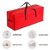 Rote große Weihnachtsbaum-Aufbewahrungstasche mit hoher Kapazität - Feuchtigkeits- und staubdicht mit Reißverschluss