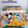 Mickey Pluto Friendship Print 3Pcs Bedding Setduvet Cover With 2 Bedropillowcase Home Birthday Gift