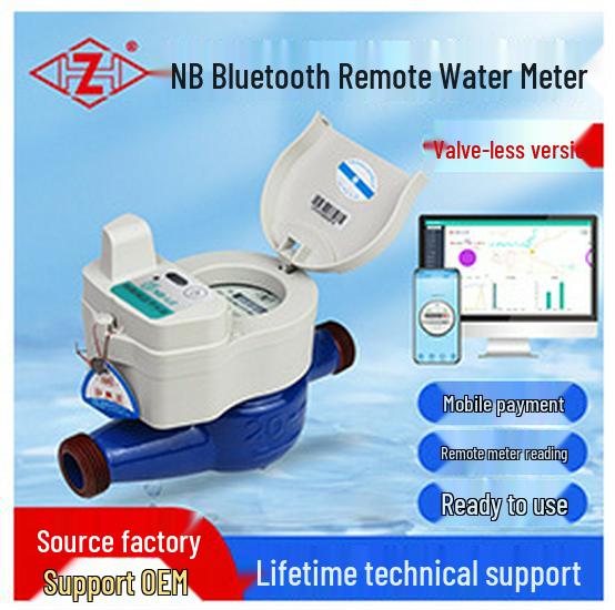 Long-Range Ultrasonic Heat Meter with Digital Display, Lithium Battery, Heating Pipeline Type, IP68-Rated Household Water Meter