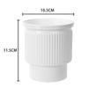 Mini Self Watering Flower Pot Fish Tank Transparent Plastic Plant Pots Self Watering Planter Pot Vase For Home Decoration