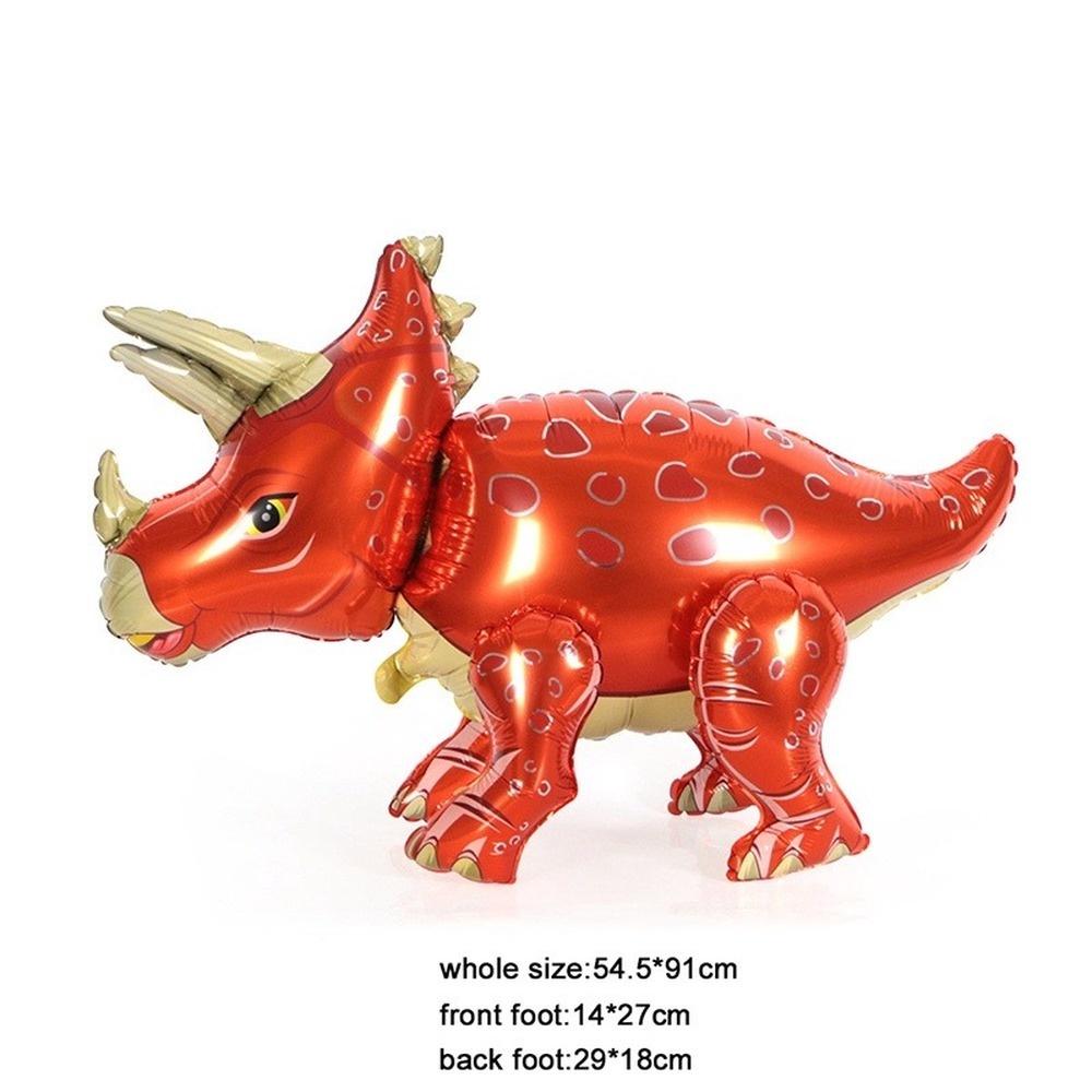 3D Rosa Dinosaurier Ballon Set Geburtstag Party Banner Kuchen Einsetzen Dinosaurier Ballon Party Dekoration Lieferungen