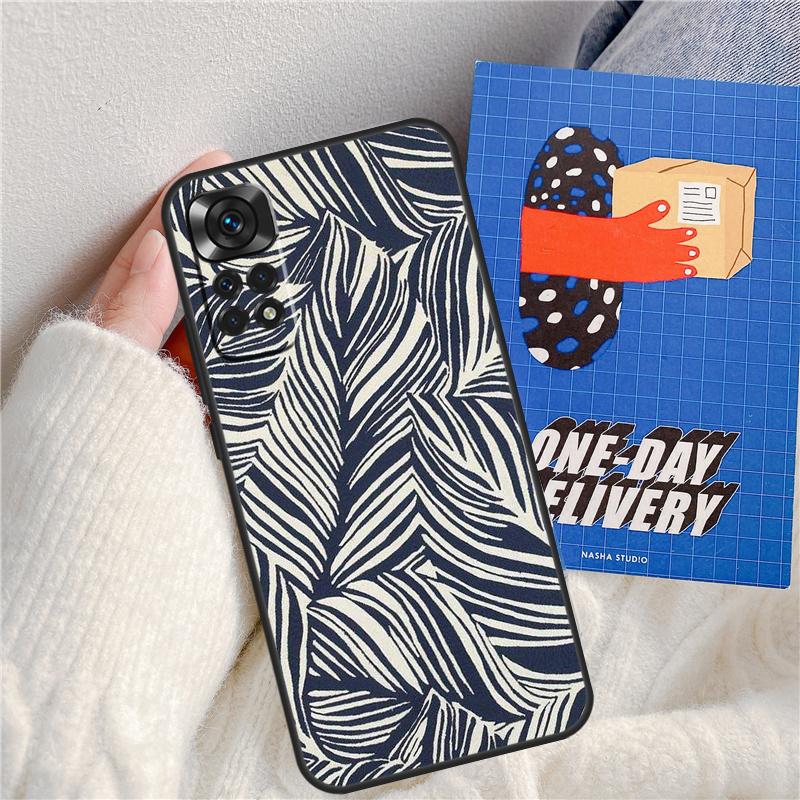 Tropical Green Plant Leaf Funda For Xiaomi Redmi Note 11 9 10 12 13 14 Pro 9S 10S 11S 12S Redmi 13C 10C 12C 14C Case