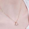 ELLE Jewelry Double Heart Cubic Necklace ELBRNN235