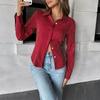 Vacation and Casual Style Lapel Striped Shirt Women's Clothing