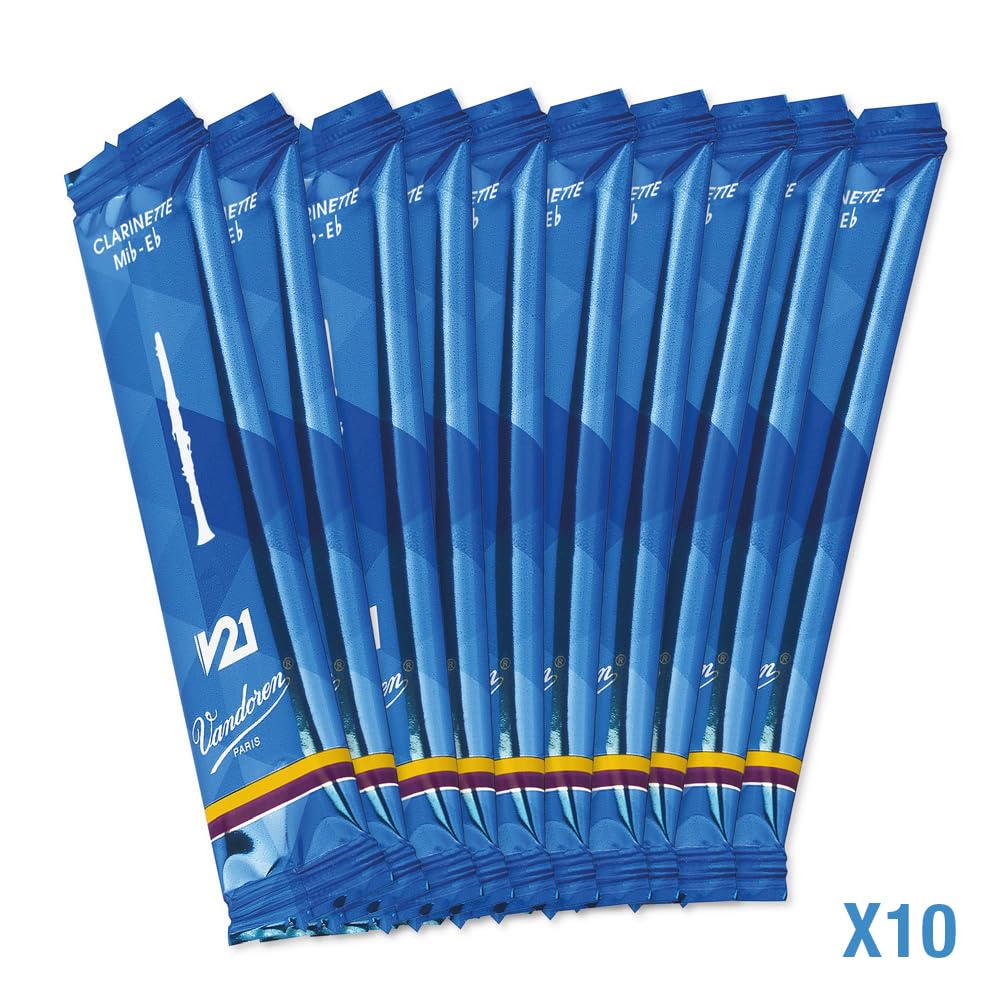 Vandoren Reed V21 3 Eclarinet Hardness (10 Pieces)