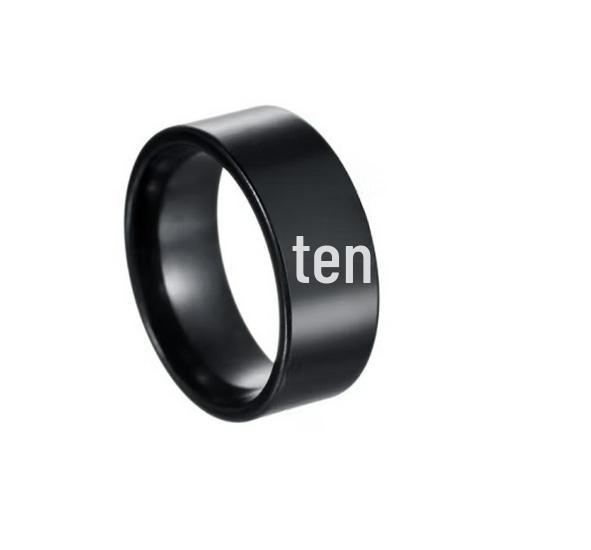 2024 European & American 6mm/8mm Titanium Steel Unisex Cross Ring – Durable, Non-Fading