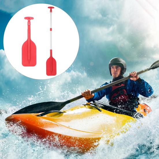 

Телескопическое весло для лодки Выдвижная Т-образная ручка из алюминиевого сплава Каякинг Гребля на каноэ Гребля по реке Тюбинг Рафтинг Аварийное весло жёлтый