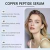 Copper Peptides Serum for Face  Firming, Rejuvenating, Collagen Enhancing  with GHK-Cu and Hyaluronic Acid  Anti Aging Serum for Face