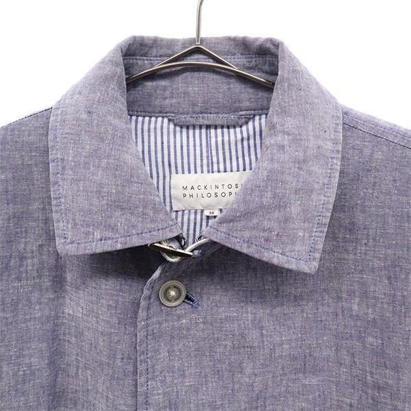 MACKINTOSH PHILOSOPHY Made in Japan by Sanyo Shokai Linen Blend Jacket 38 Men's Used