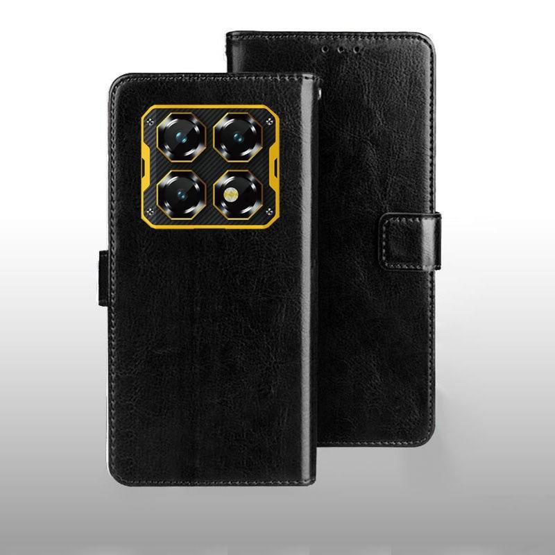 Case For Phone Yulin-003 Black/Dark/Blue For Oukitel Wp60 G Case Flip Business Magnet Stand Leather Case For Oukitel Wp60 G Fundas