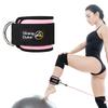 Skdk 1Pc Sport Ankle Straps Double D-Ring Adjustable Ankle Straps Foot Support Ankle Protector Gym Abs Glutes Legs Workout