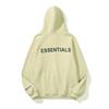 Essentials Hooded Zip-Up Sweatshirt Mens Oversized Cotton Pullover With Front Pocket Casual Streetwear