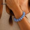 Damesarmband Kralen voor Vrouwen, Kleurrijke Acryl Kralen Elastische Rekbare Armband, Boho Zomerstrand Vakantie Sieraden Pols Accessoire