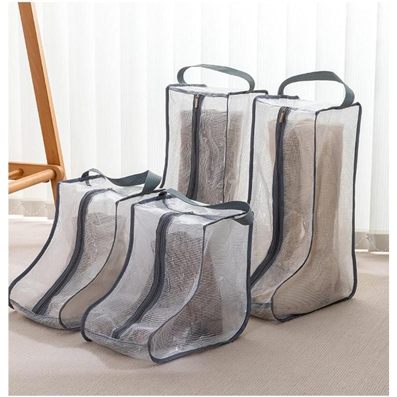 Boot Storage Bags, Waterproof Tall/Short Boot Carry Bag Boots Organizer Protector Bag for Travel Daily Use