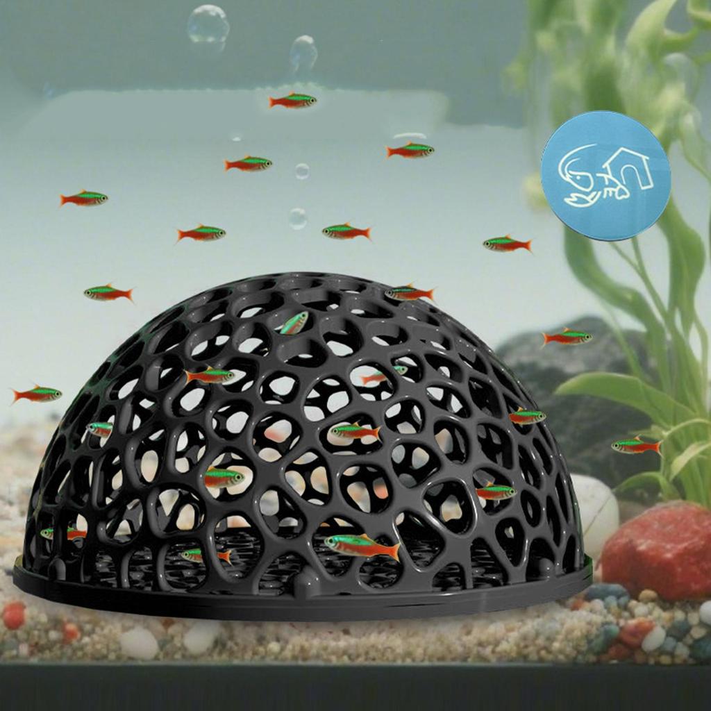 Aquarium Shrimp House Cave Aquatic Decor Mini Porous Betta House Fish Hiding Spots Shrimp Shelter Shrimp Breeding Nest Resting