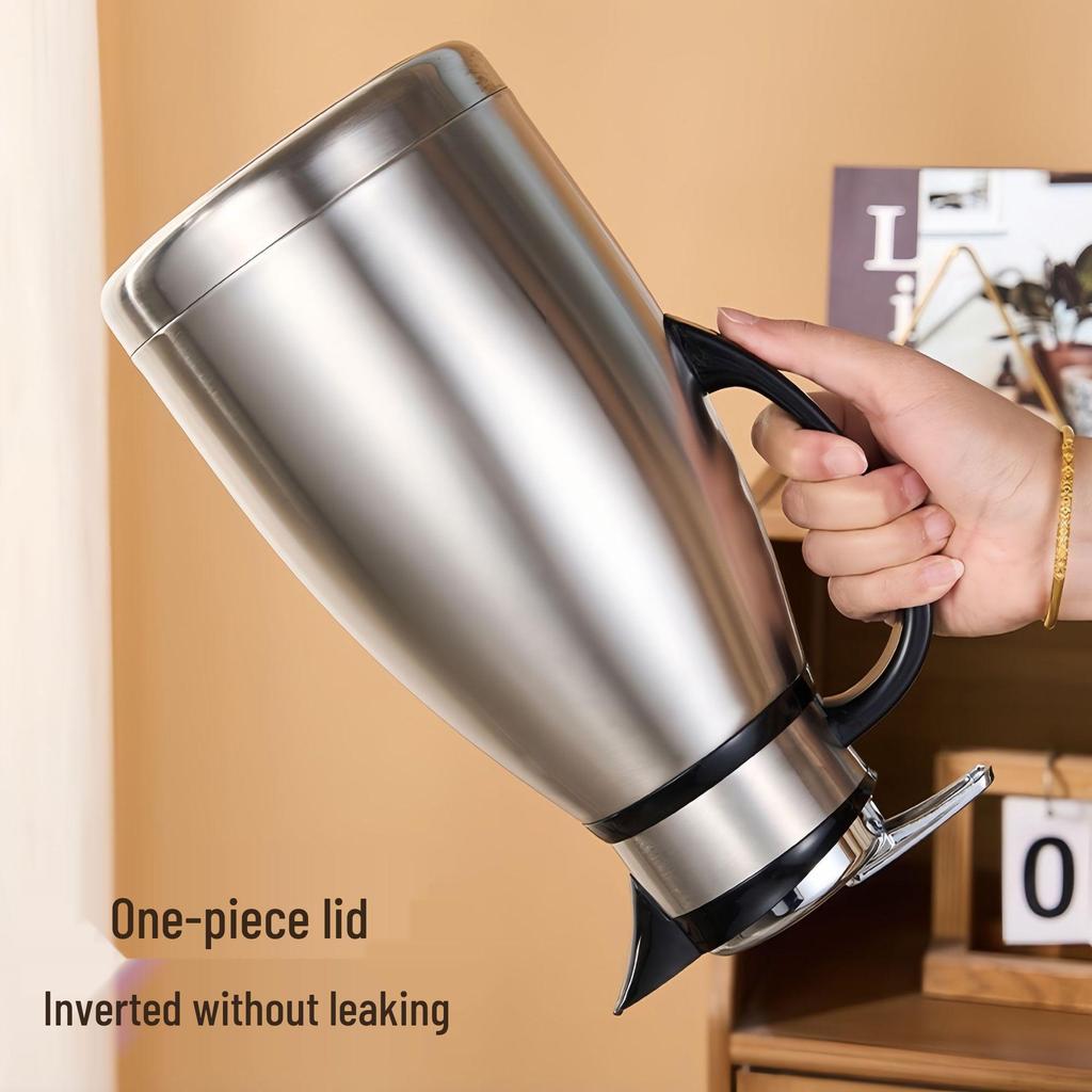 Stainless Steel Double-Layer Vacuum Insulated Thermos Kettle - Large Capacity Hot Water Bottle for Home Use