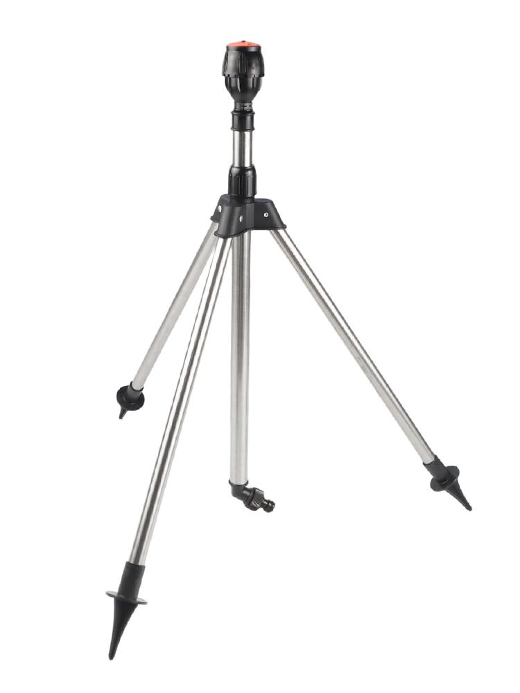 Adjustable Spraying Rotating Sprinkler 360 Degree Rotation Easy Installation Flexible Spray Distance Height-adjustable Tripod