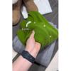 Autumn and winter popular new small green knitted cardigan sweater femininity white soft waxy top coat