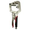 10-inch Welding Pipe Plier Clamp Fast Release Welding Clamp C-clamp Fast Locking With V-pads Large Plier Release Pipe J3e8