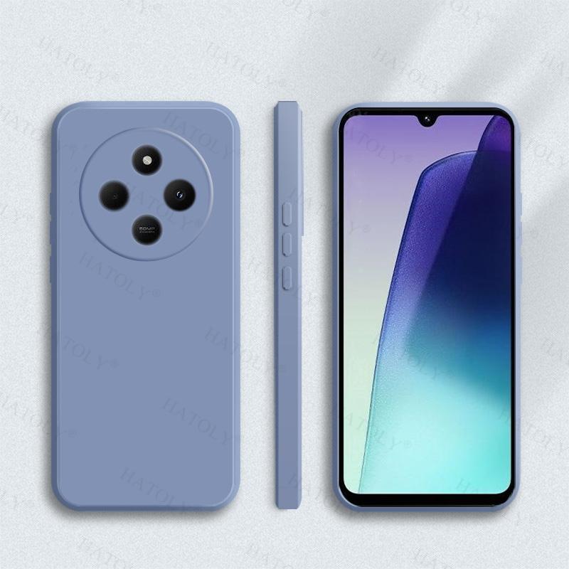 For Xiaomi Poco C75 Case Cover For Poco C75 Soft TPU Liquid Silicone Candy Color Back Case For Poco C75 Case 6.88 inch