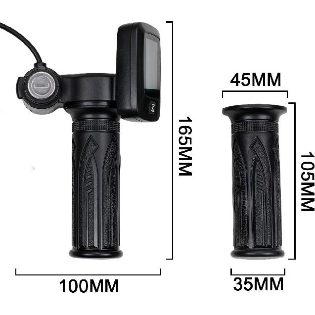 48V Ebike Throttle + M Button Compatible Fit for Tutti Soleil 01 Tuttio Soleil01 GB SF BF ARC Electric Dirt Bike (Models with the M button are