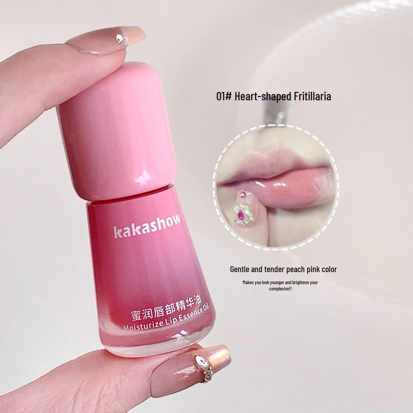 Kakashow Honey Lip Serum Oil: Moisturizing, Hydrating, Nourishing, Anti-Chap, Fades Lip Lines