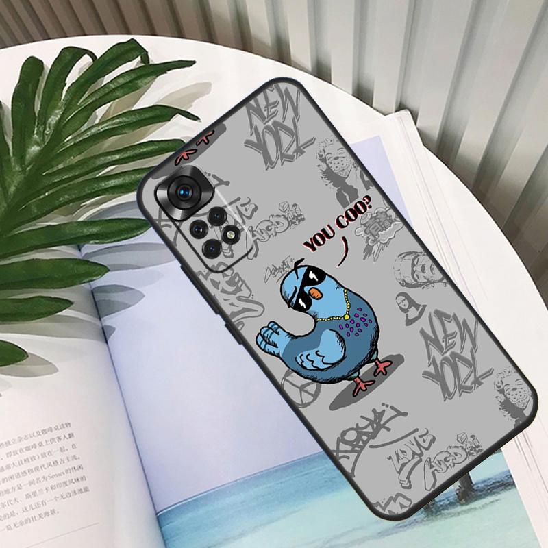 Pigeons Doves Bird Flock Animal Cover For Xiaomi Redmi Note 11 12 10 9 8 Pro Note 11S 10S 9S Redmi 10C 10A 9C 12C Back Case