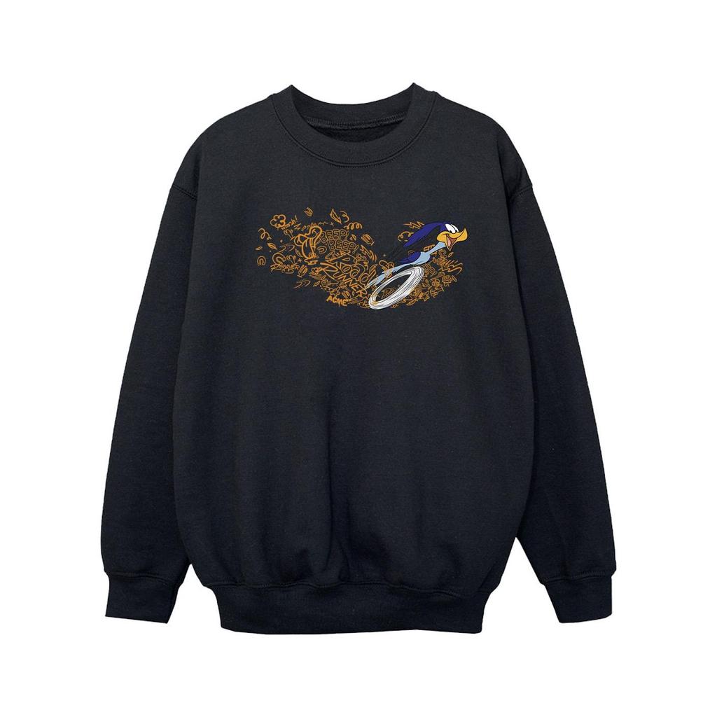 Looney Tunes Girls ACME Doodles Road Runner Sweatshirt