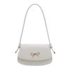 Korean Niche Bow Women's Bag New Trendy and Fashionable Shoulder Bag French Solid Color Underarm Bag