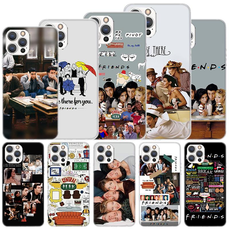 Friends Tv Show Funny Family Soft Case For iPhone 16 17 Air 16E 15 Plus 11 12 13 Mini 14 Pro Max Phone Cover Apple 7 8 SE Coque