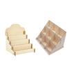 Card Display Holder Multi Tier Wooden Greeting Stand Comic Book Retail Table