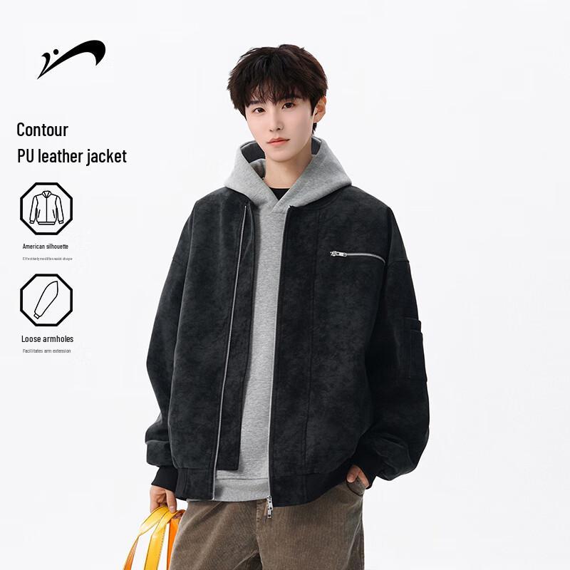 

Guirenniao Men s Tie-Dye Baseball Bomber Jacket L