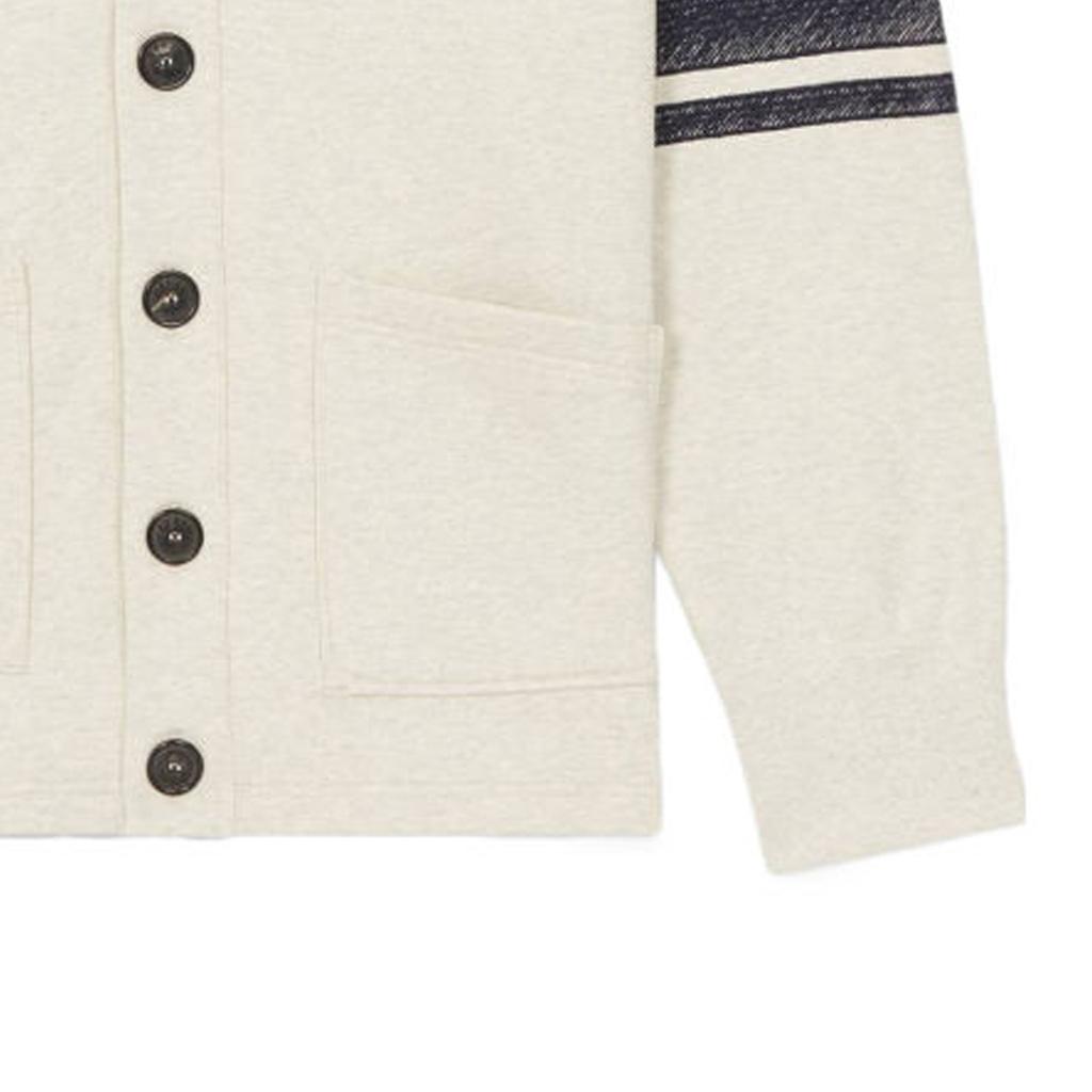 KENZO Drawn Varsity Oversized Knit Cardigan FE55SW1434ME-93