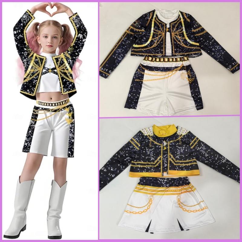 KPop Demon Hunters Mira Rumi Zoey Ținute Imprimate 3D Modă Film Costum Cosplay Halloween Carnaval Școală Per