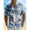 Casual Vakantie Outfit Heren Zomer Shirt Man Vrouw Korte Mouw Hawaïaanse Mode Print Strandfeest Tops