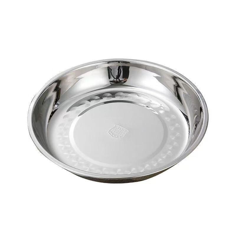 

Thickened 304 Stainless Steel Shallow Canteen Plate
